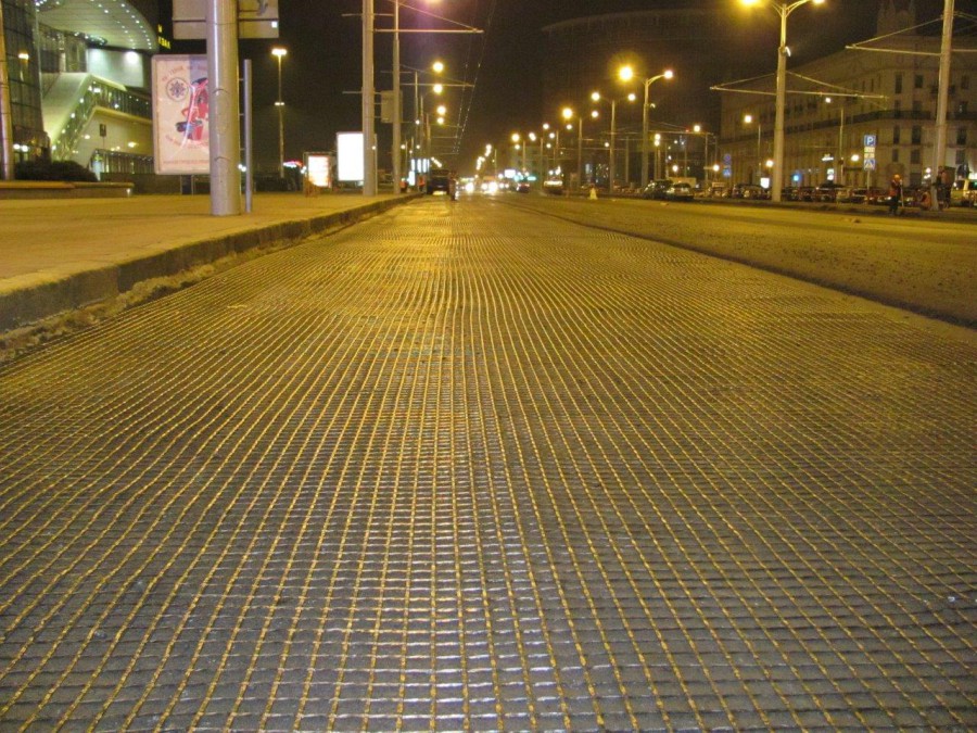 Geomalla de entrada de grava Quad Axial Polyfabrics